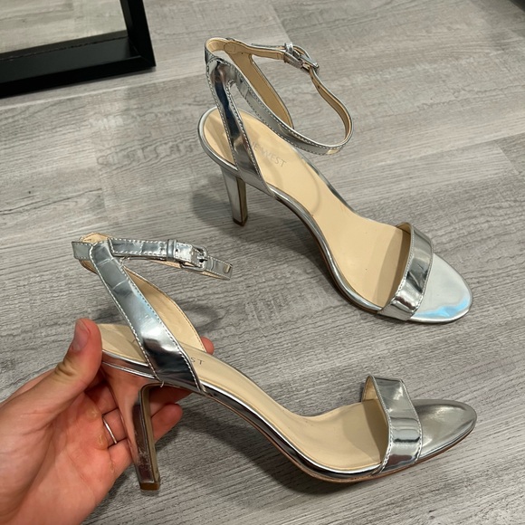 Silver High Heels - Picture 2 of 7